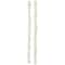 12 Pack: White Pearl Rondelle Beads, 8mm by Bead Landing™